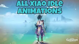 All Xiao Idle Animations | Genshin Impact