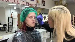 Моменты с курса brow master . Елена Поль