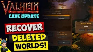Valheim- How To Recover a Deleted World!