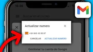 Cómo Agregar o Cambiar El Numero De Telefono De Gmail (2024)