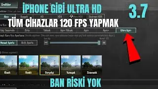 PUBG MOBİLE 3.7 İÇİN 120 FPS YAPMAK | 120 fps config pubg mobile