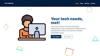 Tech Startup Website | Bootstrap 5 and JavaScript