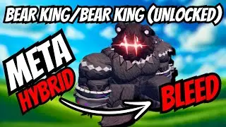 BEAR KING and BEAR KING (UNLOCKED) Showcase [ Anime Defenders ] Roblox