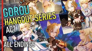 Genshin Impact - Gorou Hangout Event (All Endings and Cutscenes)