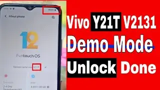 Vivo Y21T  V2131 Demo Remove II Vivo Y21T Qualcomm Demo Unlock Remotly