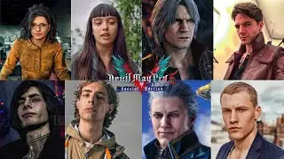 Devil May Cry Characters in Real Life (Face Models)