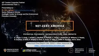 Princeton’s Net-Zero America Study - TCF2022, track 1