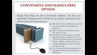 Simple and Efficient Method of Converting Files with DOCX – HTML Converter