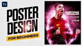 Poster Design Photoshop Tutorial for Beginners !!