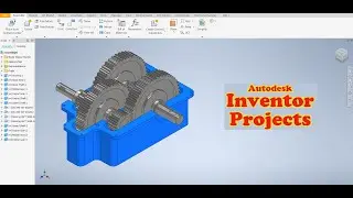 Autodesk Inventor Tutorial  Model #37   Gear Speed Reducer Assembly