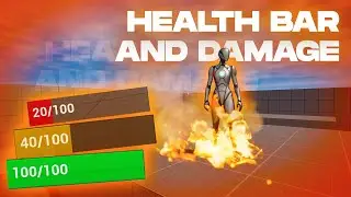 Health Bar and Damage System Unreal Engine 5 Blueprint Tutorial - Free Project Download