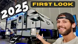 Small, rugged, and SURPRISING spacious inside! 2025 Jayco Jay Feather Micro 173MRB travel trailer RV