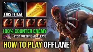 How to Play Offlane Bloodseeker in 7.32e with 1st Item Hammer + Radiance Dota 2