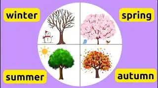 Seasons for kids | Vocabulary | 4 Seasons with Game