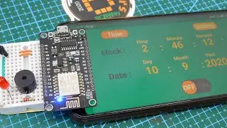 how to make alarm clock useing NODEMCU (NTP with RemoteXY)