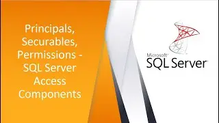 Principals, Securables, Permissions - SQL Server Access Components