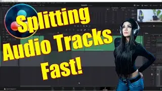 How To Move Split Audio Tracks Without Getting Out of Sync on the Fairlight Page in Davinci Resolve