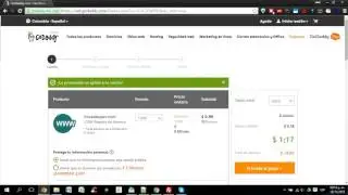 Como comprar dominio en GoDaddy usando un cupón de descuento