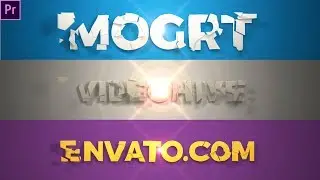 Premiere Pro Mogrt Project - Short Elegant Title Reveal