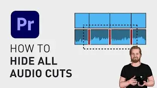 How to hide all audio cuts in Premiere Pro