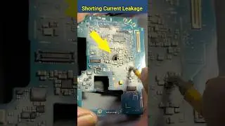 Shorting Current Leakage #mobilerepair #elecronics