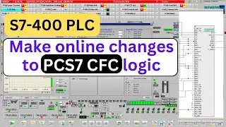 How to make online changes to CFC logic - S7-400 PLC program | SIMATIC PCS7