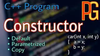 Constructor in C++ explained with example program in hindi  Types : Default, Parameter, Copy CTOR