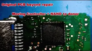 SanDisk USB flash drive data recovery  - method: transplant controller + NAND to donor PCB