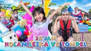 KOLAM LEIKA VS KOLAM TOMPEL 😍 KOMPILASI VLOG 1 JAM RUBAH KOLAM RENANG JADI PLAYGROUND