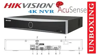 Hikvision AcuSense 4K NVR K Series DS-7608NXI-K1 Unboxing