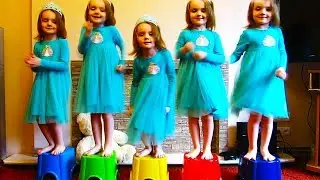 Five Little Babies jumping on the chairs / 5 Little Monkeys Jumping on the bed Nursery Rhymes Songs