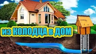 Утепленный ЗИМИНИЙ Водопровод в дом из колодца Труба,утеплитель,траншея