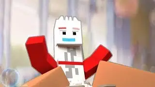 Toy Story 4 Forky TV Spot Minecraft Animation