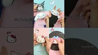 Diy Sanrio Squishy #shots #shorts #youtubeshorts #sanrio #kuromi #cinnamoroll #melody #hellokitty