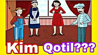 Kim qotil??Mantiqiy savol. Apelsin. Bilib oling. Qiziqarli savollar. Detektiv savollar.