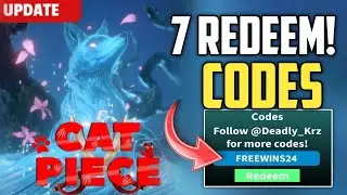 *New Upd* ALL WORKING CAT PIECE CODES 2024 !! ROBLOX CAT PIECE CODES !! CAT PIECE CODES 2024!