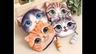 Кошелёк портмоне кошка