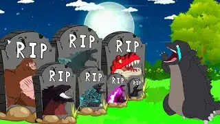 R.I.P MONSTER GODZILLA! SAD STORY 😭| GODZILLA CARTOON