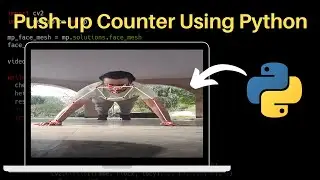 Push-up counter using Mediapipe python