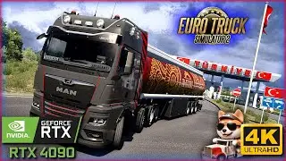 🔵Ruta de Turquía a Grecia 🚛| Euro Truck Simulator 2 | PRO MODS | Triple Monitors  RTX 4090