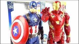 CIVIL WAR Captain America & Iron Man Mk 46 Titan Hero Series Figure Reviews | Votesaxon07