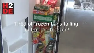 LIFE HACKS - Hack 03 Keep bags from falling out of your freezer