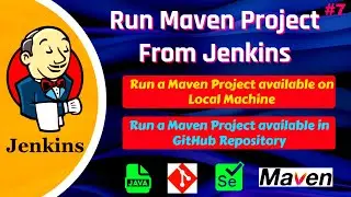 Build Maven Project in GitHub from Jenkins | Run Local machine / GitHub Maven Project using Jenkins