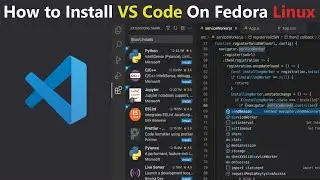 How To Install VS code  Visual Studio Code on Fedora Linux  