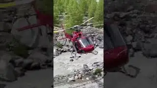 Air Zermatt Rescue Training in the Swiss Alps | Bell Helicopter 429