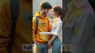 Holi T-Shirt Name Photo Video Editing😱Bing Image Creator💝Holi Video Editing🔥Bing Image Creator Holi