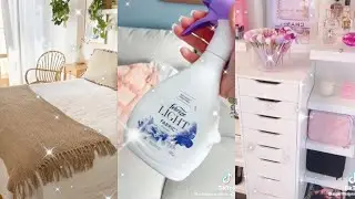 bedroom cleaning and organizing tiktok compilation 🍇🫒🍑