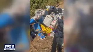 Azusa Canyon trashed during July 4