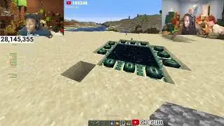 BEATING MINECRAFT HARDCORE PART 9 ⛏️🍄 ft. Kai Cenat