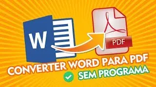 Converter arquivo Word (doc) para PDF sem programa